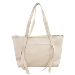 オールセインツ ALLSAINTS トートバッグ 舟型 レザー 白 ホワイト /AE