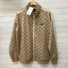 PUMA プーマ ジャケット モノグラムトラック タグ付き 美品 ベージュ X Lサイズ