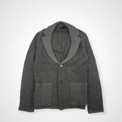 ARMANI EXCHANGE  アルマーニ エクスチェンジ / ワッフルニットショールカラーカーディガン  参考定価：35,000程度 SIZE:M