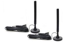 ドリームメーカー フルセグポータブルナビ用 長尺ロッドアンテナ（2本）MCXPコネクター（オス端子） [PNOP-ANR01]ts