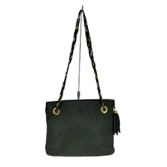 バリー BALLY タッセル付き キルティングレザーチェーンショルダーバッグ レディース 表記無 