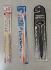 歯ブラシ2本＆舌ブラシ1本