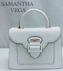 Samantha Vega サマンサベガ ショルダー ハンドバッグ ホワイト レディース S ホワイト  レディース 鞄