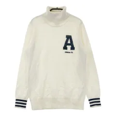サイズ：L ADIDAS GOLF アディダスゴルフ  タートルネック 長袖 ニットセーター  ホワイト系 [240101647599] ゴルフウェア レディース ストスト