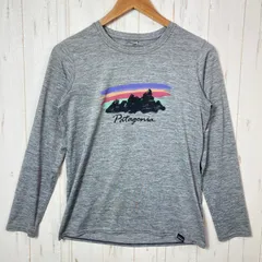 ✉️Men's XS グレー系 2019 Patagonia ( パタゴニア ) ロング スリーブ キャプリーン クール デイリー グラフィック シャツ Long Sleeved Capilene Cool Daily Graphic Shi
