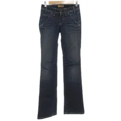 ヤヌーク YANUK フレアデニムパンツ ジーンズ 24 インディゴ ■GY19