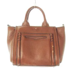 ケイトスペード KATE SPADE CLAREMONT DRIVE LIANA クレアモント ドライブ リアーナ ハンドバッグ 2way ショルダーバッグ レザー 革 シボ革 ロゴ 茶 ブラウン /CK21 ■GY18