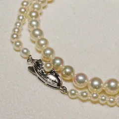 シルバー パール ネックレス アコヤ真珠   ～7.2ｍｍ /25-1098M