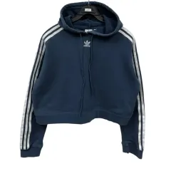 アディダス ウィメンズ クロップド フーディー Tシャツ xs