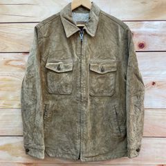 OLD GAP オールドギャップ 本革 スエード レザージャケット キャメル S