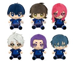 ブルーロック展 ぬいぐるみマスコット セミコンプセット - メルカリ