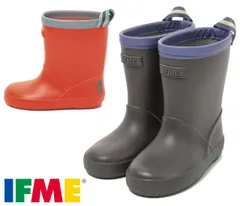 イフミー 50-4831 IFME レインブーツ レインシューズ ベビーブーツ キッズブーツ 雨靴 長靴 ベビー靴 防水 防滑 反射材 撥水加工 洗えるインソール 洗える中敷き 通園 通学 雨の日 赤ちゃん 靴 ブラック オレンジ 黒