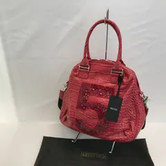 未使用 muta ムータ 本革製  2Way ショルダーバッグ ゴートレザー 5バッグ   赤系 レディース 鞄 _225067のサムネイル