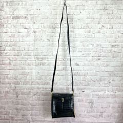 パイソンレザー チェーンショルダーバッグ エキゾチックレザー 