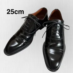 【ケンフォード】25cm  KB48  ビジネスシューズ　ストレートチップ　黒　日本製　ブラック　ドレスシューズ　冠婚葬祭　内羽根　レザー　牛革