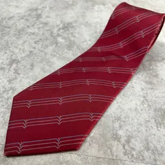 【YVES SAINT LAURENT】イヴサンローラン ストライプ柄ネクタイ ラインモチーフ シルク100% メンズ 日本製 レッド 赤色 ブルー 青色 ストライプ柄 ビジネスネクタイ ブランドネクタイ フォーマルネクタイ ラインデザイン