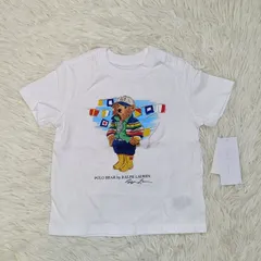 新品未使用 RALPH LAUREN ラルフローレン 半袖Tシャツ 80 ポロベア ホワイト 白 キッズ 子供服 美品 タグ付き