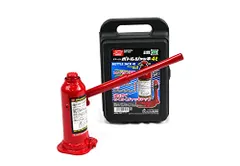 エマーソン(Emerson) 車用ボトルジャッキ 4t SG規格適合品 コンパクト収納 【最低位】190mm~250mm【最高位】312mm~372mm SUV・トラック・ワンボックス アジャスター付き EM-513kk