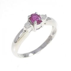 ルビー 指輪 0.51ct ダイヤ0.12ct 9.5号 - メルカリ