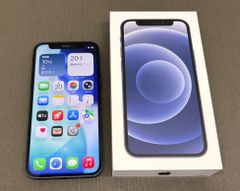 iPhone12 128GB 本体 ブラック 箱あり 傷・ヒビ割れ無し - メルカリ