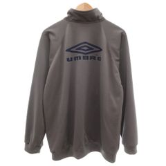 アンブロ UMBRO ジャージ ジャケット ブルゾン ロゴ L グレー /JS ■GY66
