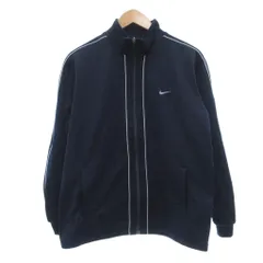 ナイキ NIKE ブルゾン L 紺 ネイビー スタンドカラー 長袖 サイドライン ECF001 /SX ■ECF001