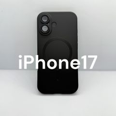 iPhone17 블랙 MagSafe 케이스 신품 렌즈 보호 매트 TPU