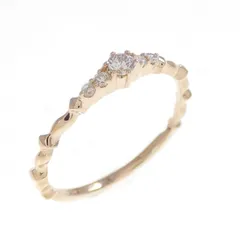 アガット ダイヤモンド リング 0.08CT