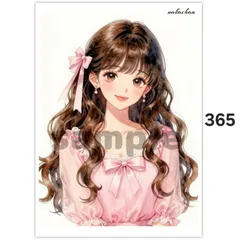 オリジナル人物ステッカー【365】