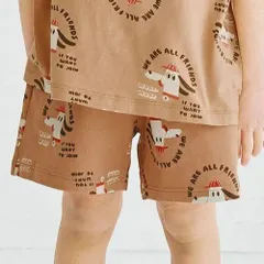 《新品》総柄イージーハーフパンツ 90 110 120㎝ p.premier 子供服 半ズボン P322015