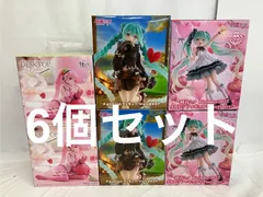 未開封 初音ミク DesktopCuteフィギュア 桜ミクさくらんぼクッションver Fashionフィギュア Outdoor AMP+フィギュア Birthday2025 6個セット LF3880 f107