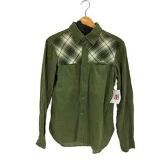 リーバイス Levis チェック切替 細畦コーデュロイシャツ レディース import：L 