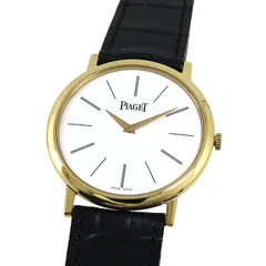 PIAGET ピアジェ アルティプラノ XL P10175 GOA29120 ホワイト文字盤 K18YG 750 イエローゴールド 社外ベルト 約52.1g 腕時計 電池式 メンズ 送料無料【仕上済】241001026265のサムネイル