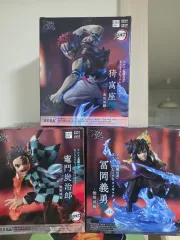 鬼滅の刃 XrossLinkフィギュア 猗窩座 / 竈門 炭治郎 / 義勇