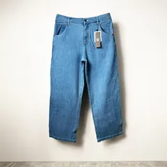 1本のみ 在庫処分 セール BENO ビーノ デニム ペインターパンツ ワイドデニム ワイドパンツ デニム ジーンズ ワークパンツ ライトブルー サックス LL(XL) 932s0405のサムネイル
