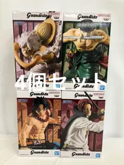 未開封 Grandista ルフィーギア5II ゾロII エース シャンクス フィギュア 4個セット LF3881 f099