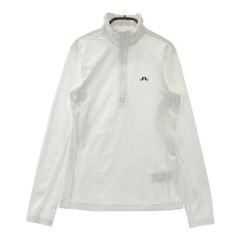 サイズ：XS J.LINDEBERG ジェイリンドバーグ ハーフジップ 長袖Tシャツ ホワイト系 [240101650510] ゴルフウェア レディース ストスト