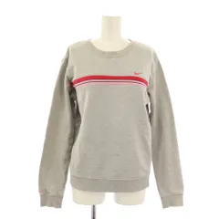 ナイキ NIKE スウェット トレーナー 長袖 クルーネック ロゴ L グレー /BB ■GY60