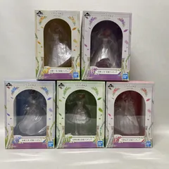 [浜館41-1369] 一番くじ 五等分の花嫁∬ -BrideStyle- A賞 中野一花 B賞 中野二乃 C賞 中野三玖 D賞 中野四葉 E賞 中野五月 花嫁フィギュア 5体セット 未開封 [中古品]