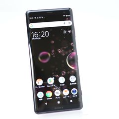 【液晶美品*電池良好】SIMフリー au Xperia XZ3 SOV39 ボルドーレッド