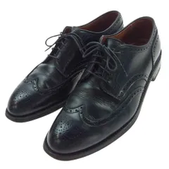 ALDEN オールデン 967 Wing-Tip ウィングチップ アバディーン カーフ シューズ ブラック系 7【中古】のサムネイル