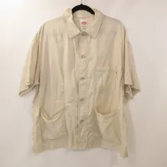 【姫路東店】 中古 Danton | ダントン カバーオール LIGHT MOLESKIN S/S SHIRT COVERALL DT-A0314 SAMPLE品 アイボリー サイズ：40 【094】のサムネイル