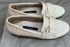 230 ザラ バレリーナ バレエシューズ フラットシューズ ミュール ベージュ