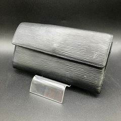 411 正規品 美品 ルイヴィトン エピ ロングウォレット フラップ 折り