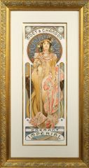 Alphonse Mucha サラ・ベルナール lithograph 証明書あり - メルカリ