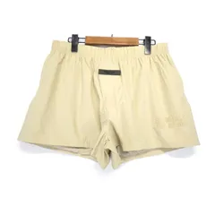 フィアオブゴッド エッセンシャルズ FEAR OF GOD ESSENTIALS ラバー ロゴ ナイロン ショート パンツ 46988