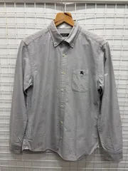 ［BURBERRY BLACK LABEL］ バーバリーブラックレーベル　長袖シャツ　2 グレー系　2603-128