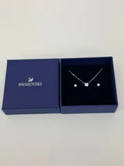 E【美品】Swarovski スワロフスキー ネックレス ピアス セット レディース アクセサリー オシャレ