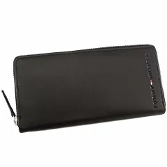 [Tommy Hilfiger] [トミーヒルフィガー] メンズ ラウンドファスナー 牛革 サイフ 長財布 [31TL13X015/91-4909/01BK] [並行輸入品]po