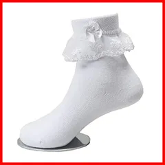 女の子 ガールズ こども フォーマルソックス 白 靴下 1ペア リボン 発表会 入学式 ソックス 結婚式 子供レース 卒業式